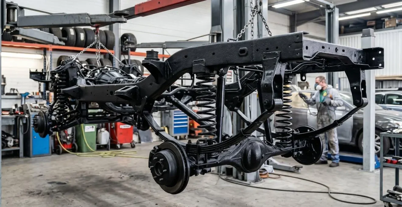 Châssis de voiture avec traitement anticorrosion professionnel